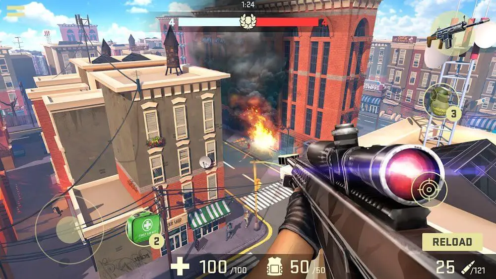 Screenshot of the Combat Assault: SHOOTER game
