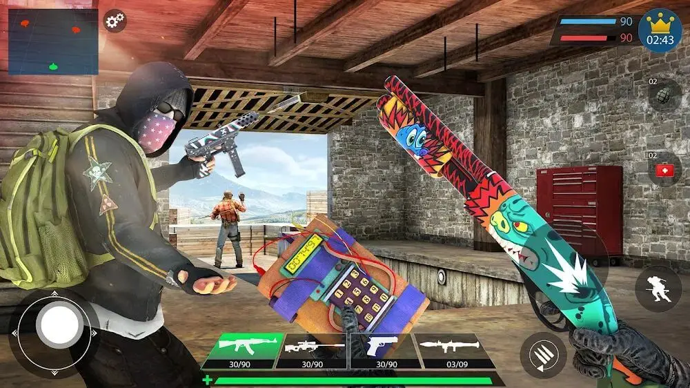 Screenshot of the Commando Gun Shooting Games 3D game
