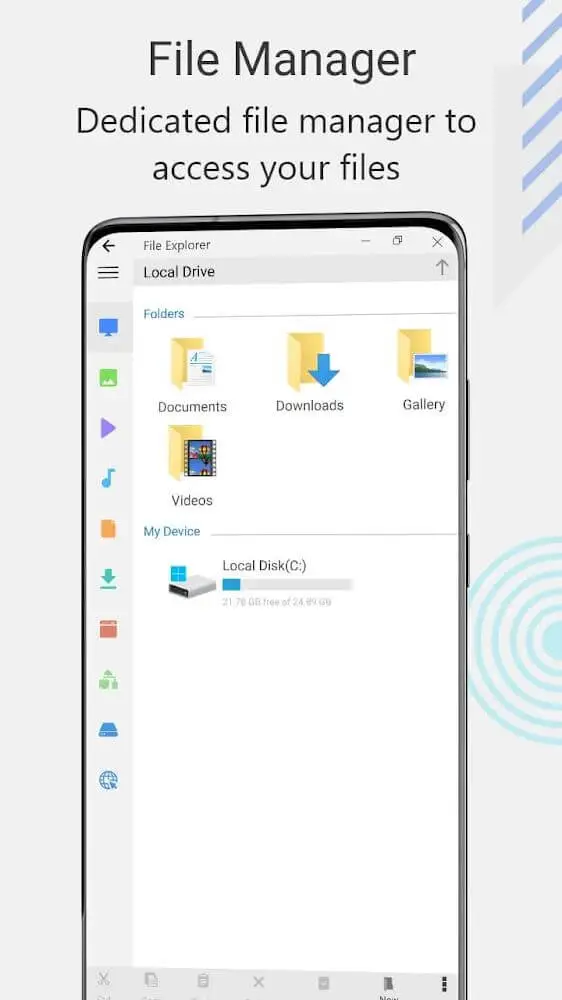 Screenshot of the Computer Launcher app
