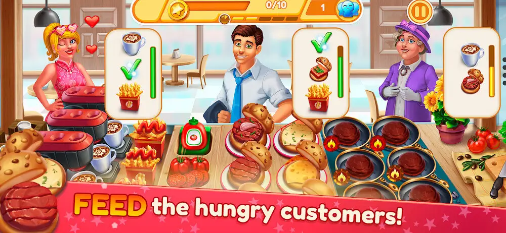 Screenshot of the Cooking Artist game