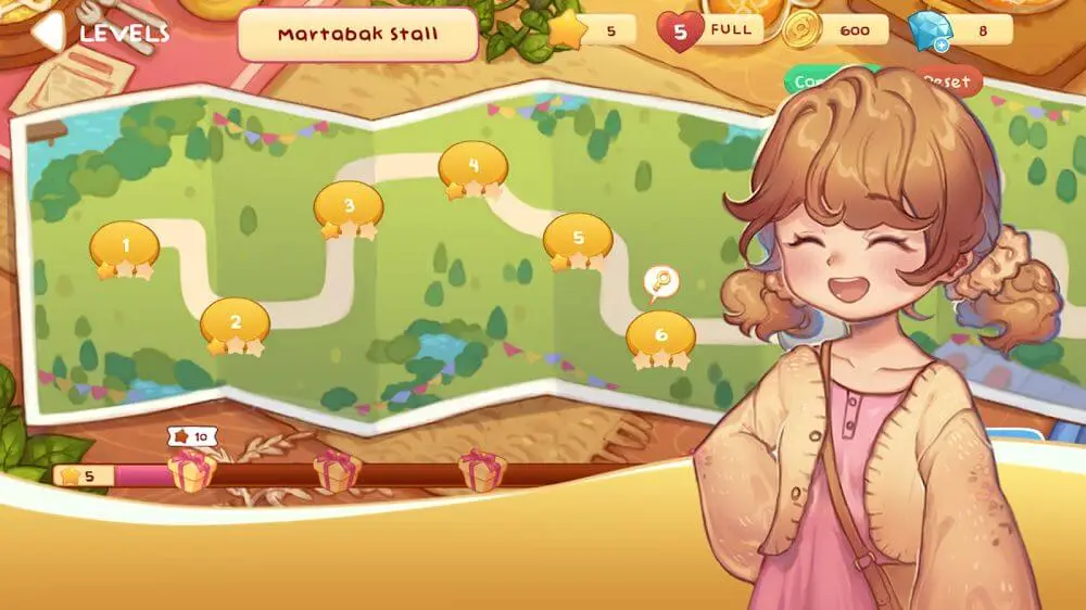 Screenshot of the Cooking Chef Story: Food Park game