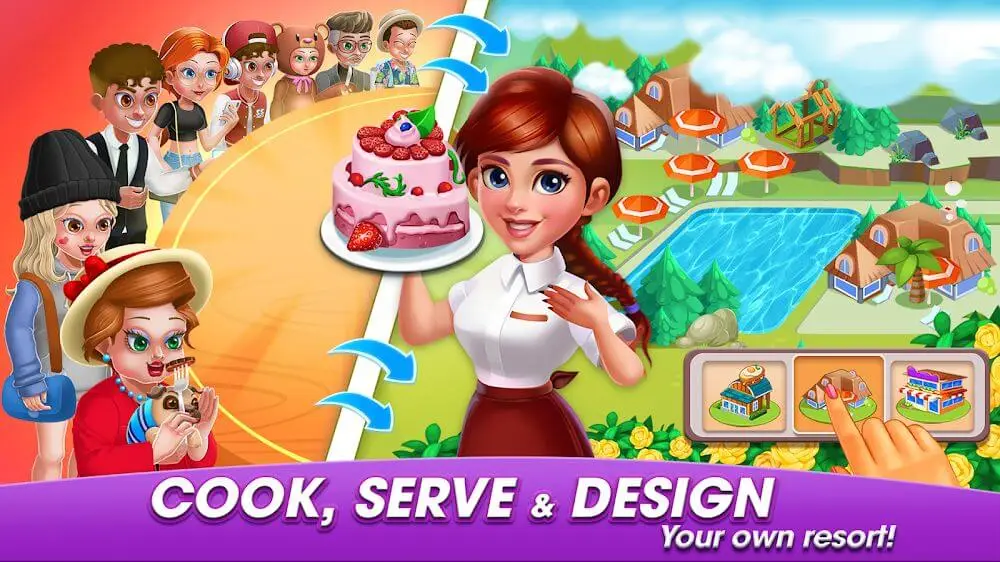 Screenshot of the Cooking World game
