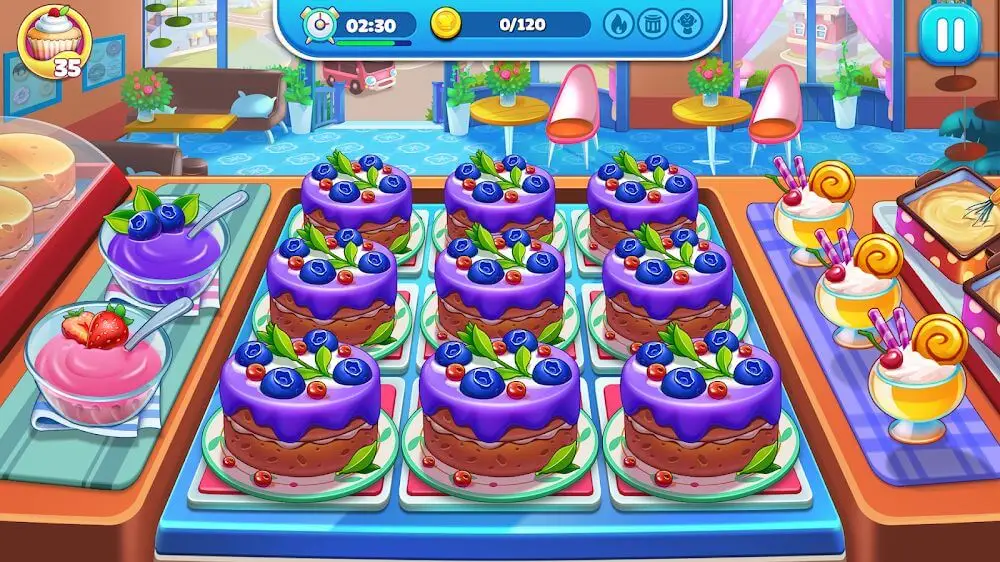 Screenshot of the Cooking World game
