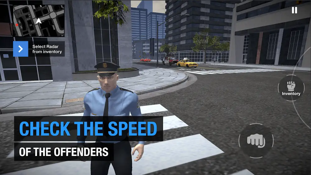 Screenshot of the Cop Watch Police Simulator game