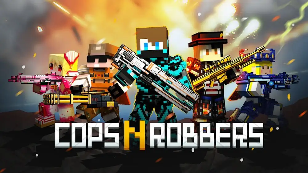Screenshot of the Cops N Robbers game