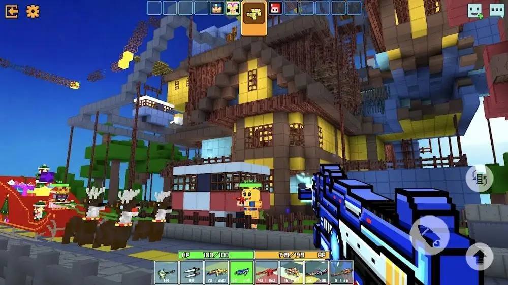 Screenshot of the Cops N Robbers game