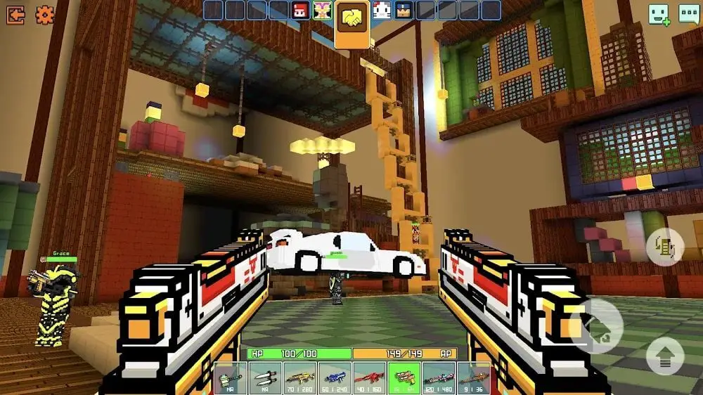 Screenshot of the Cops N Robbers game