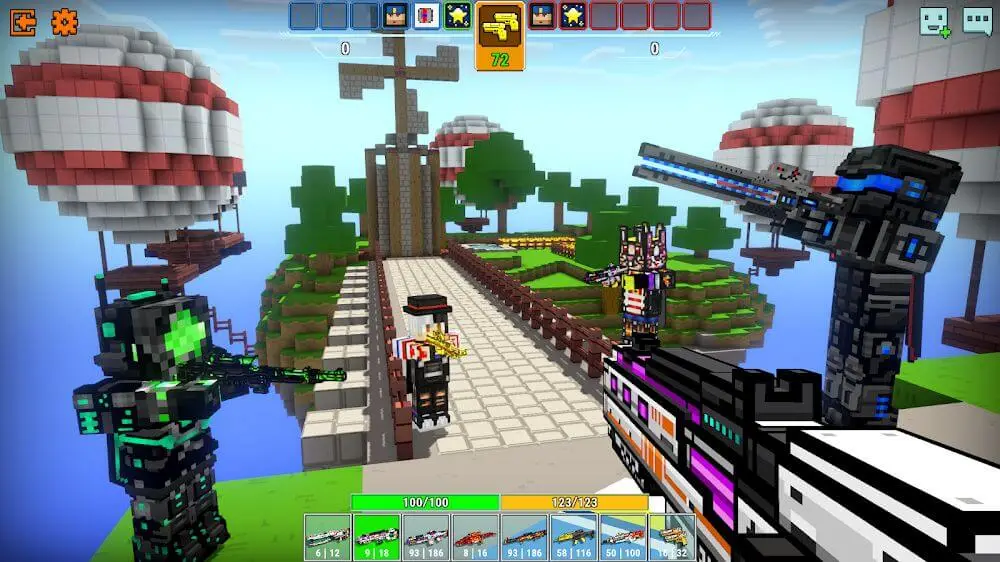 Screenshot of the Cops N Robbers game