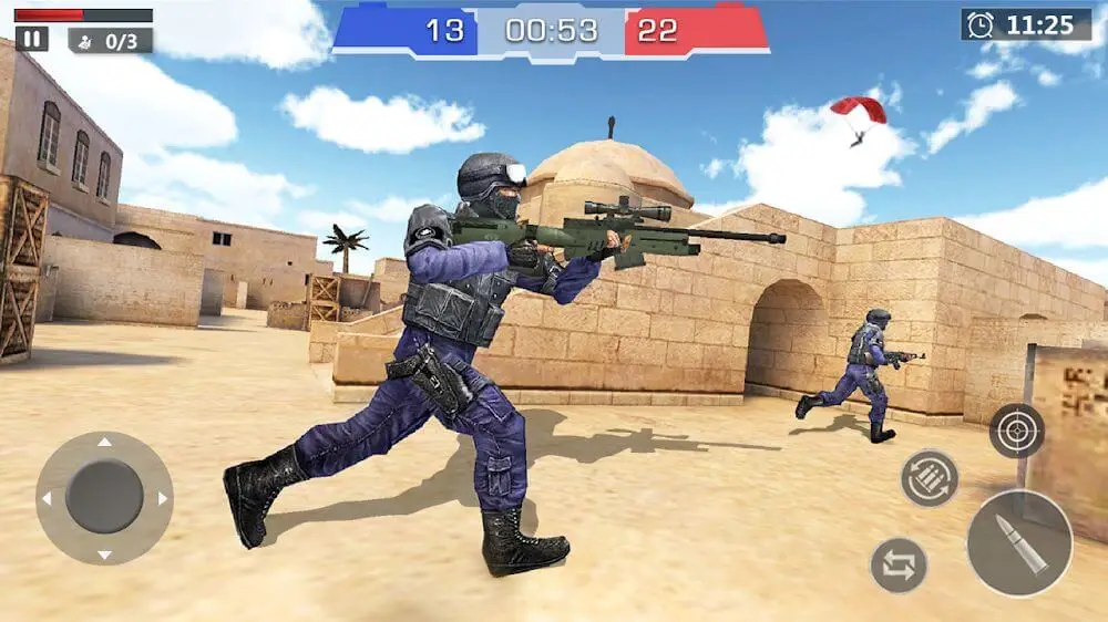 Screenshot of the Counter Terrorists Shooter game