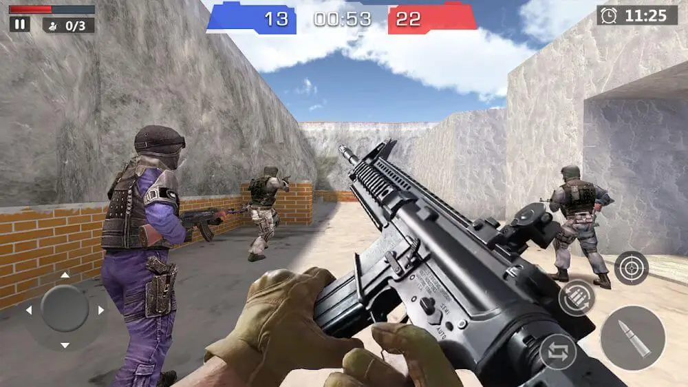 Screenshot of the Counter Terrorists Shooter game
