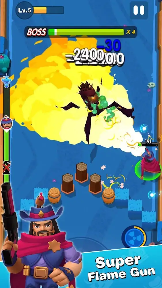 Screenshot of the Crack Shooter app