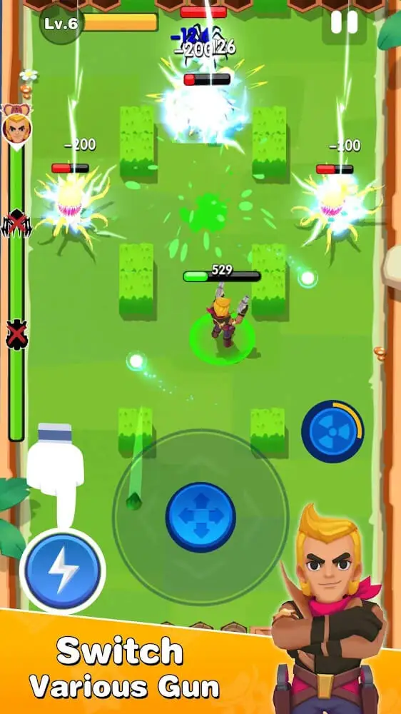 Screenshot of the Crack Shooter app