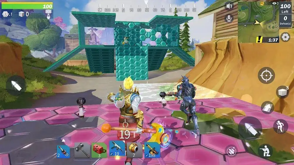 Screenshot of the Creative Destruction Advance game