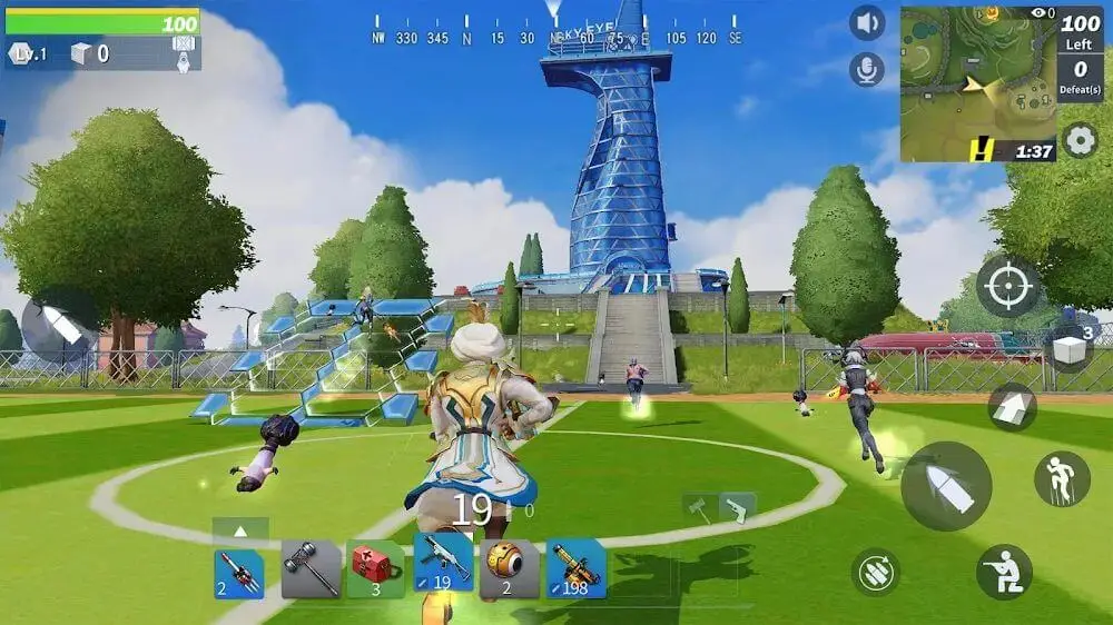 Screenshot of the Creative Destruction Advance game