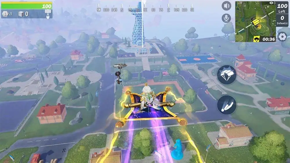 Screenshot of the Creative Destruction Advance game