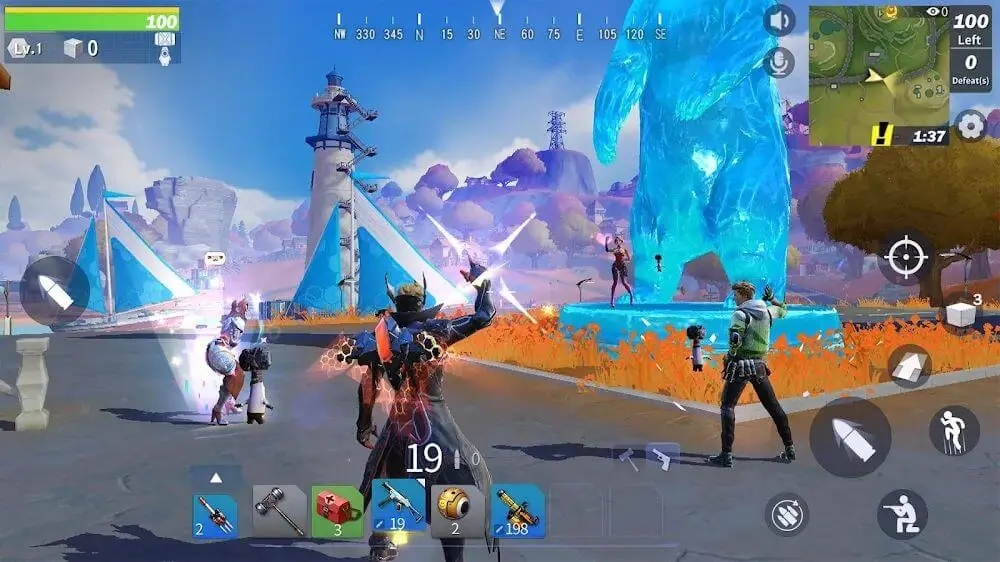 Screenshot of the Creative Destruction Advance game