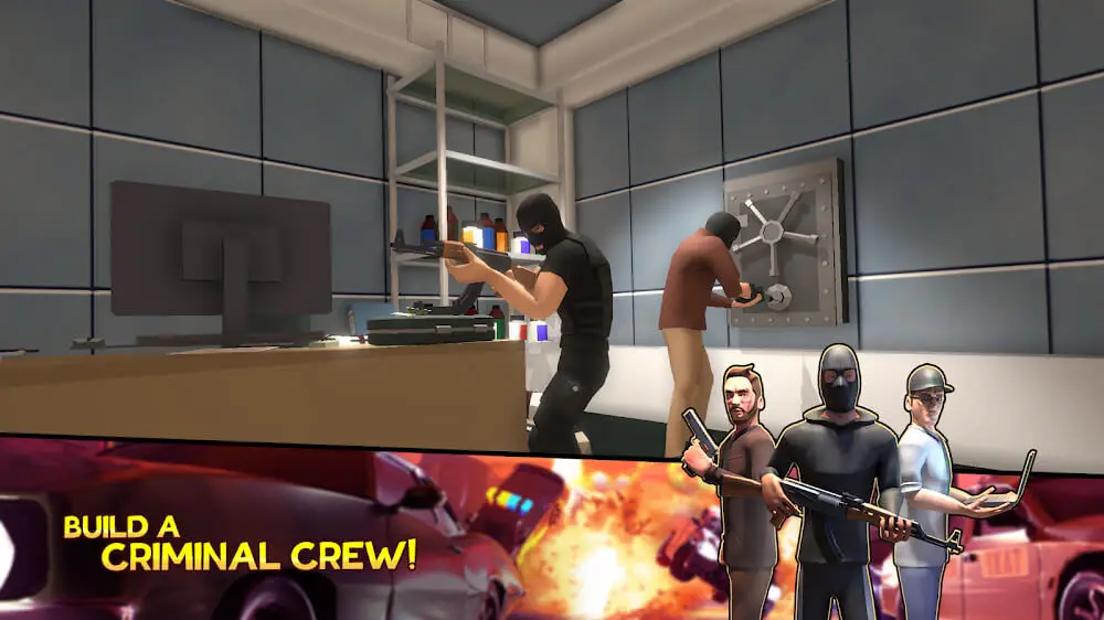 Screenshot of the Crime Corp game