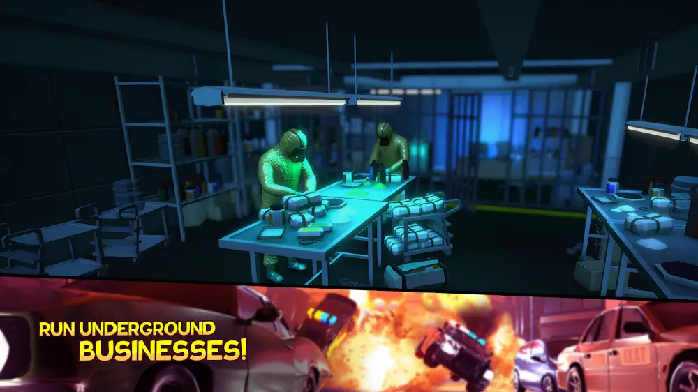 Screenshot of the Crime Corp game