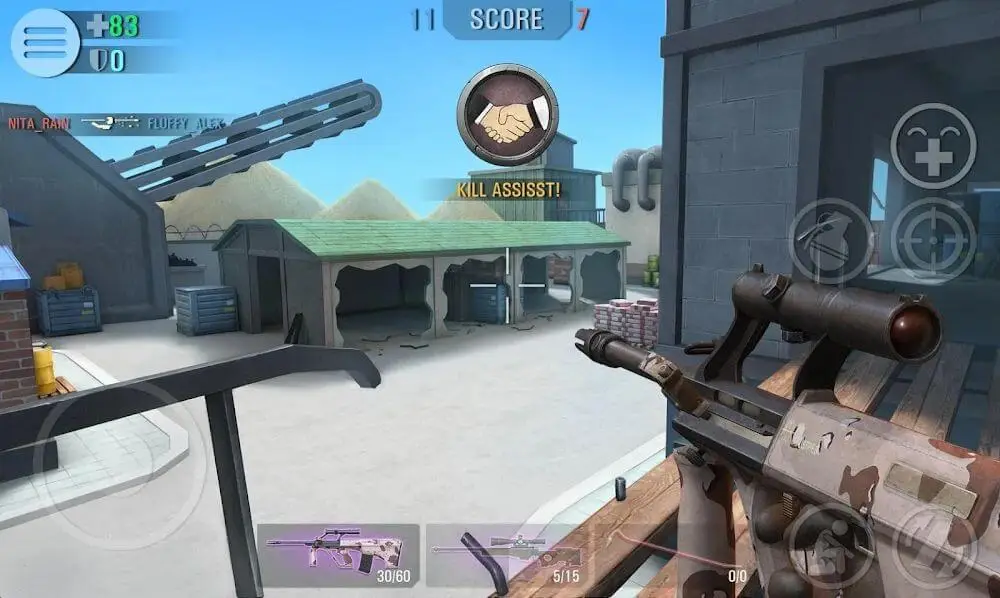 Screenshot of the Crime Revolt game