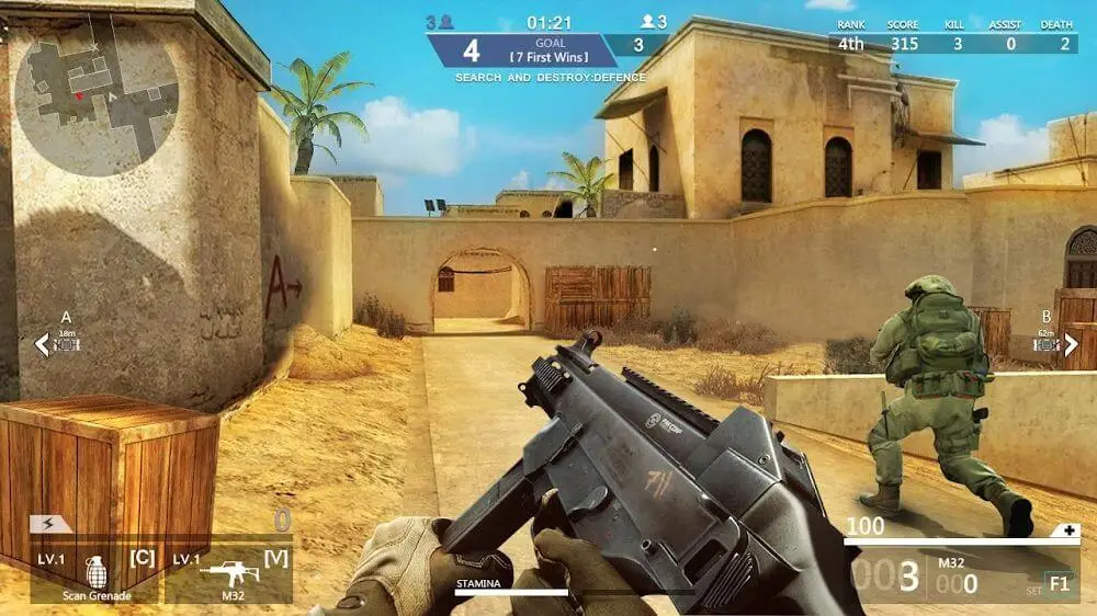 Screenshot of the Critical Strike: Team Shooter game