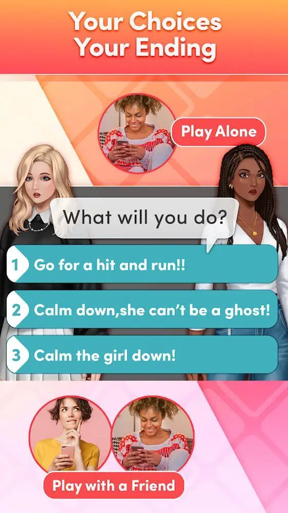 Screenshot of the Crossroad Tales app