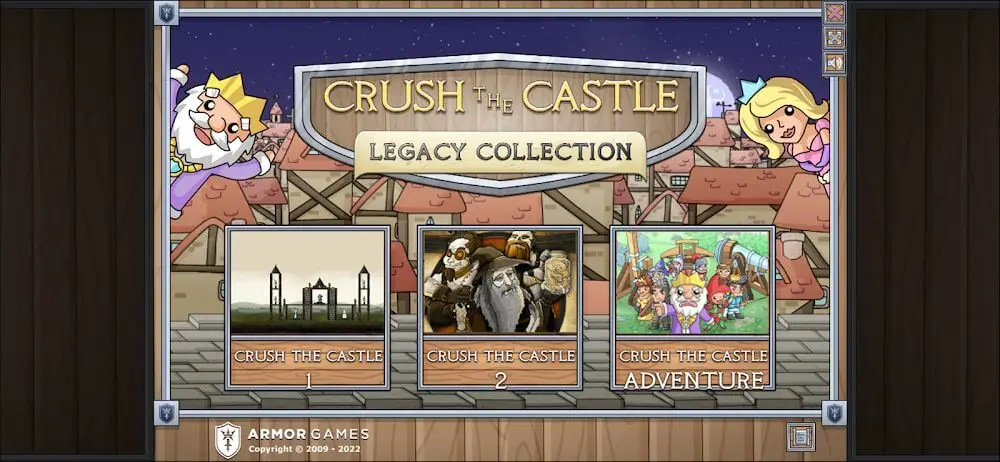 Screenshot of the Crush the Castle Legacy game