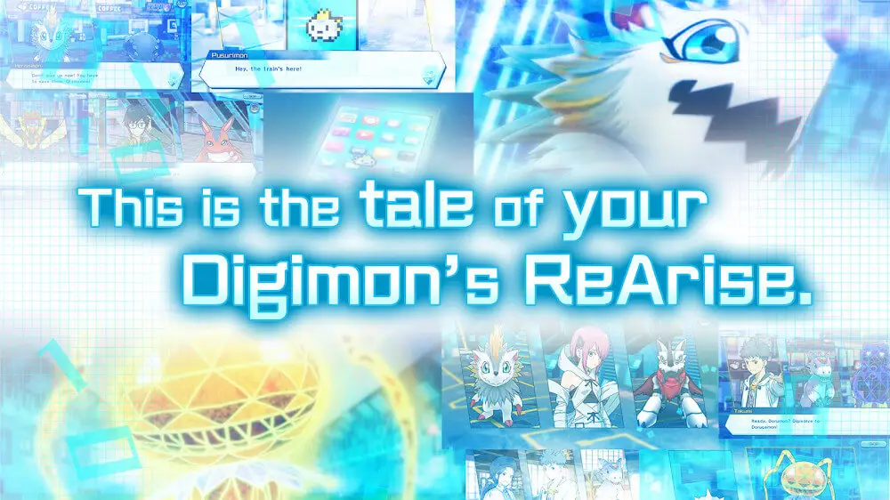 Screenshot of the DIGIMON ReArise game