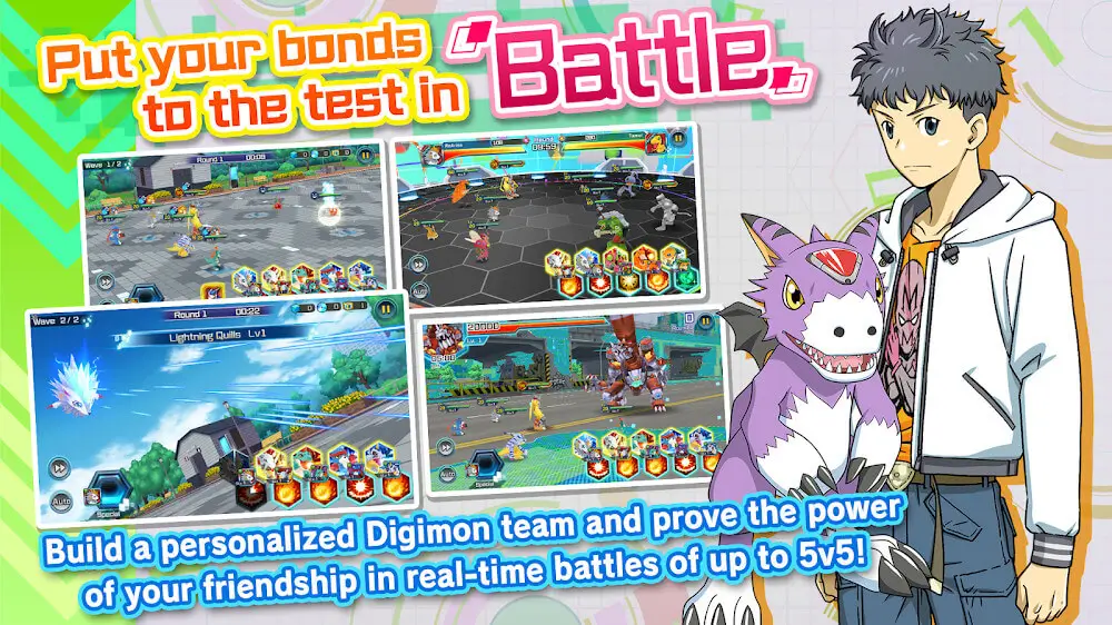 Screenshot of the DIGIMON ReArise game