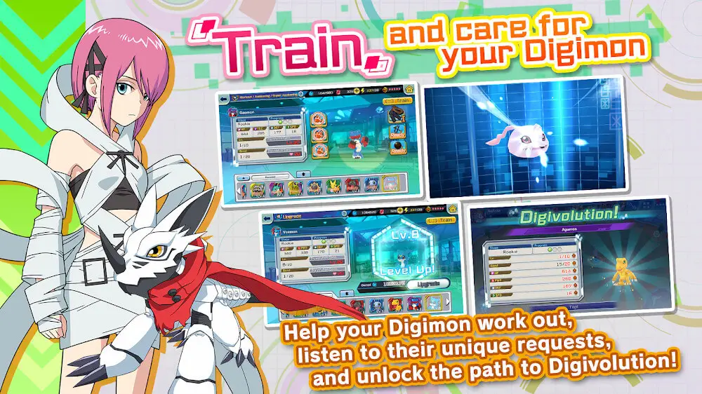 Screenshot of the DIGIMON ReArise game