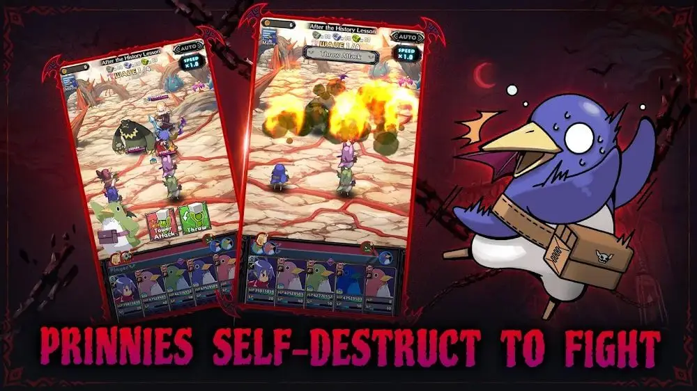 Screenshot of the DISGAEA RPG game
