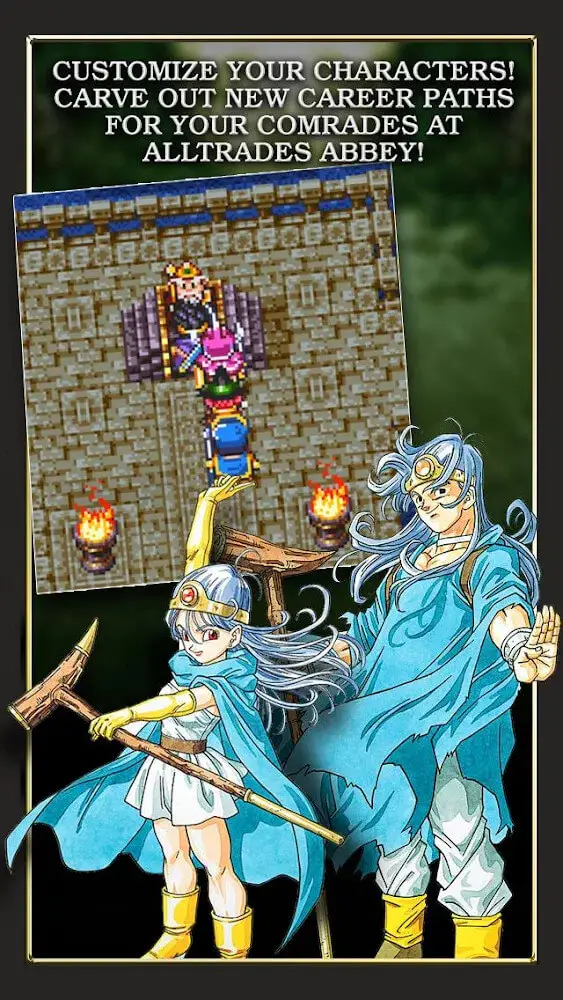 Screenshot of the DRAGON QUEST III app