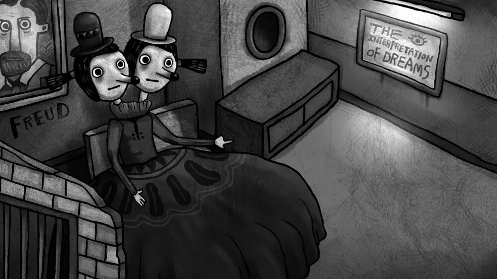 Screenshot of the Dad's Monster House game