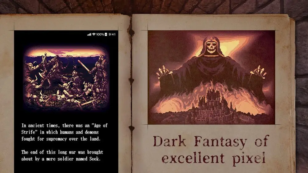 Screenshot of the DarkBlood game