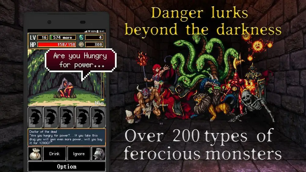 Screenshot of the DarkBlood game