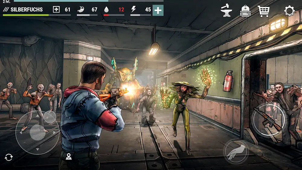 Screenshot of the Dark Days: Zombie Survival game