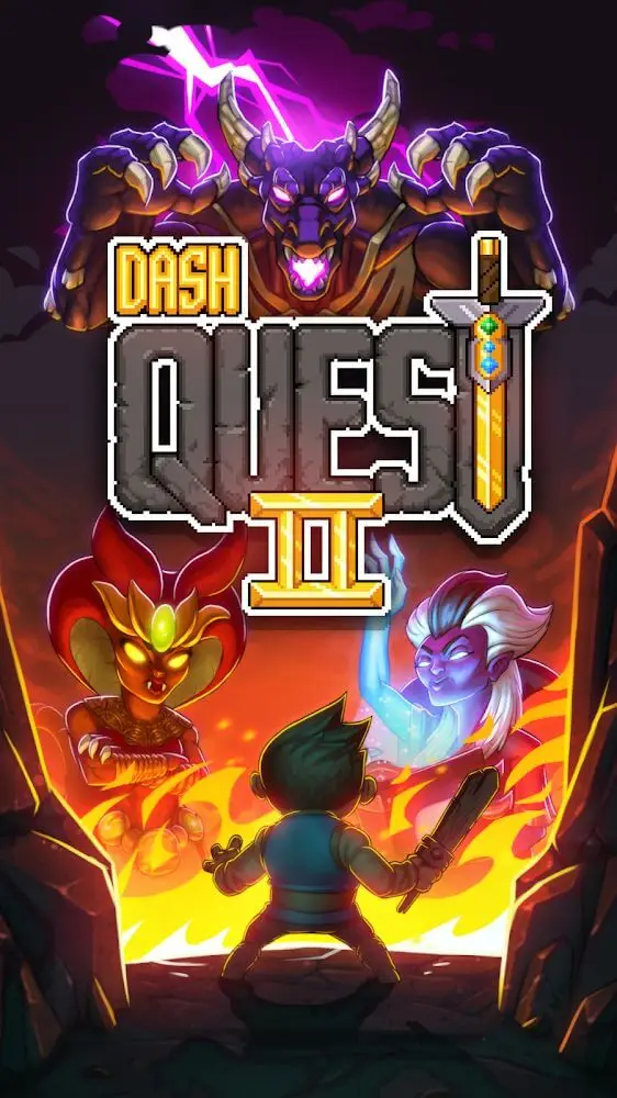 Screenshot of the Dash Quest 2 app