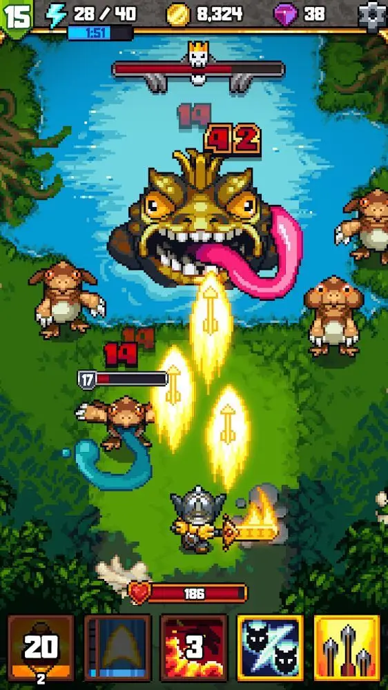 Screenshot of the Dash Quest 2 app