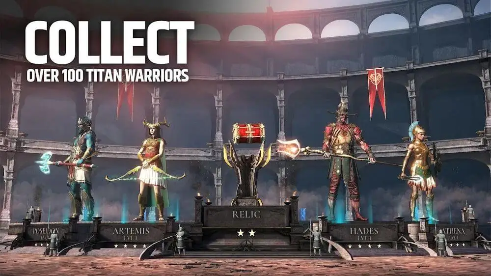 Screenshot of the Dawn of Titans: War Strategy RPG game