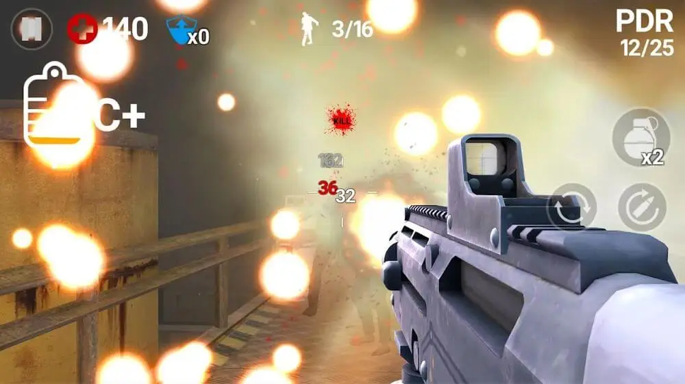 Screenshot of the Dead Hunter Real game