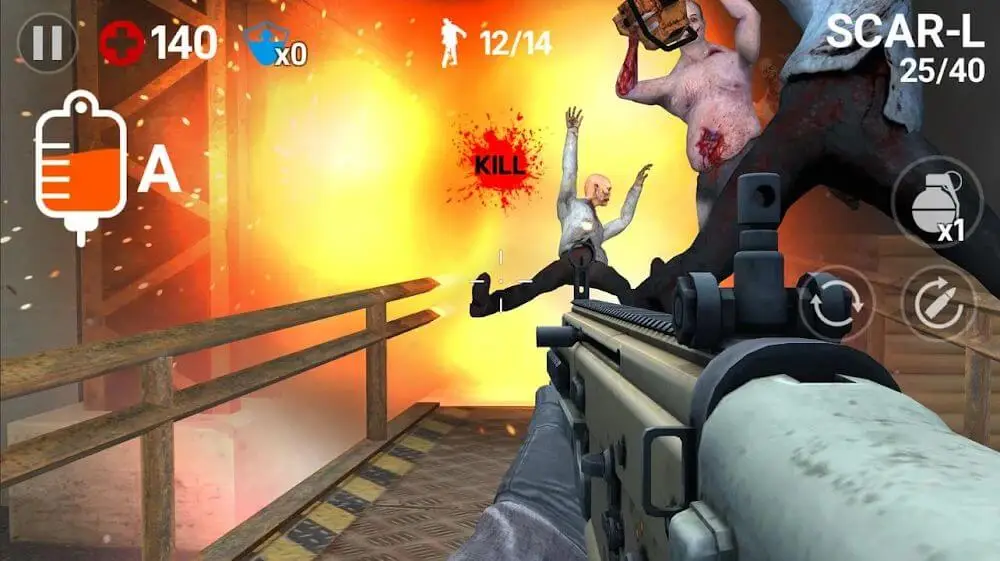 Screenshot of the Dead Hunter Real game