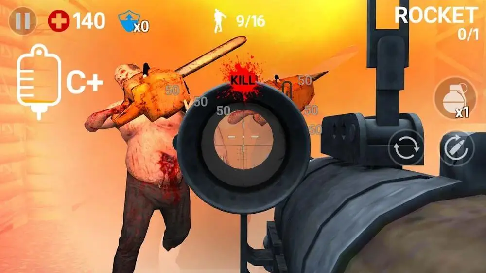 Screenshot of the Dead Hunter Real game