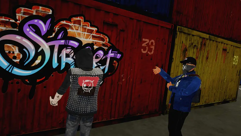 Screenshot of the DedSec game