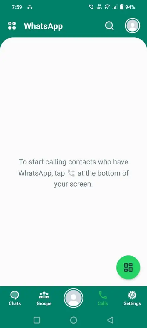 Screenshot of the Delta YOWhatsApp game