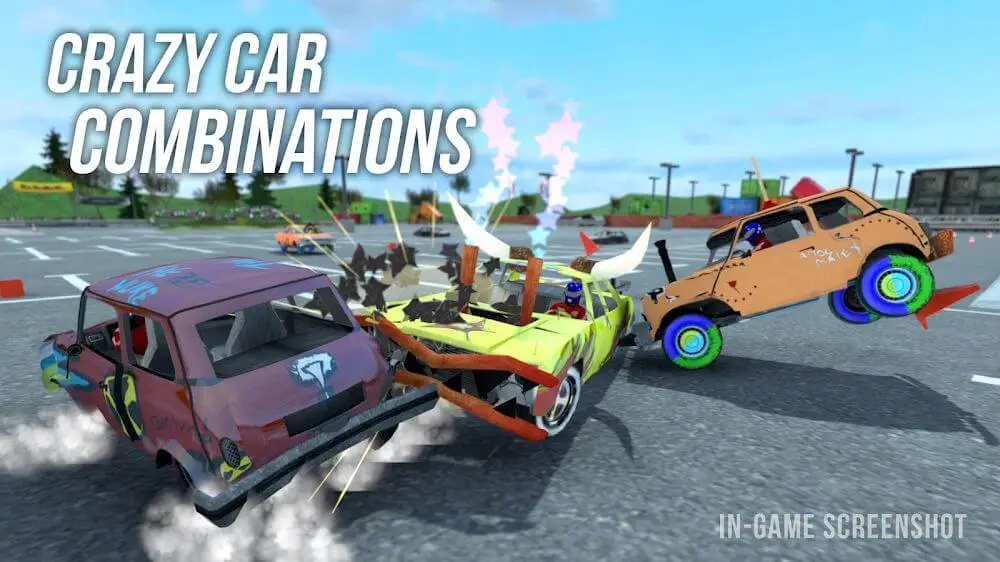 Screenshot of the Demolition Derby Multiplayer game