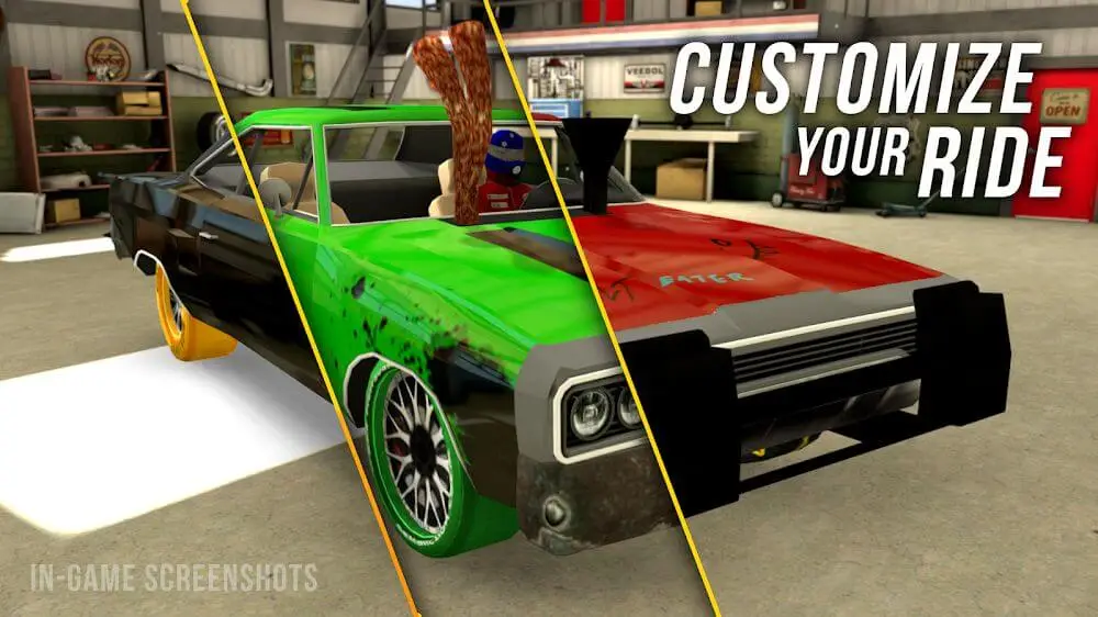 Screenshot of the Demolition Derby Multiplayer game