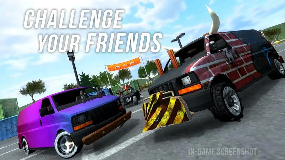 Screenshot of the Demolition Derby Multiplayer game