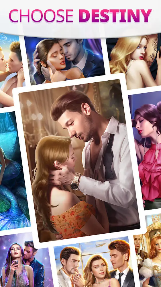 Screenshot of the Destiny - Choose Your Romance app