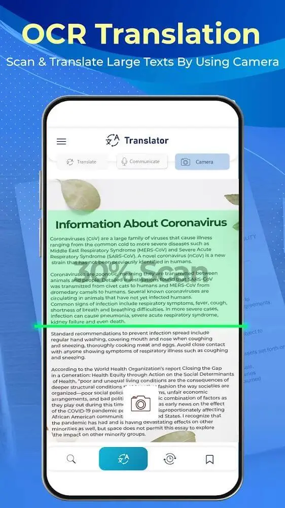 Screenshot of the Dictionary Box app