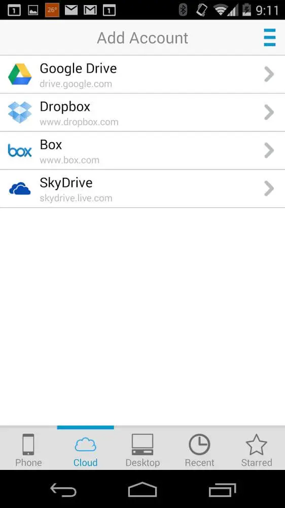 Screenshot of the Docs To Go app
