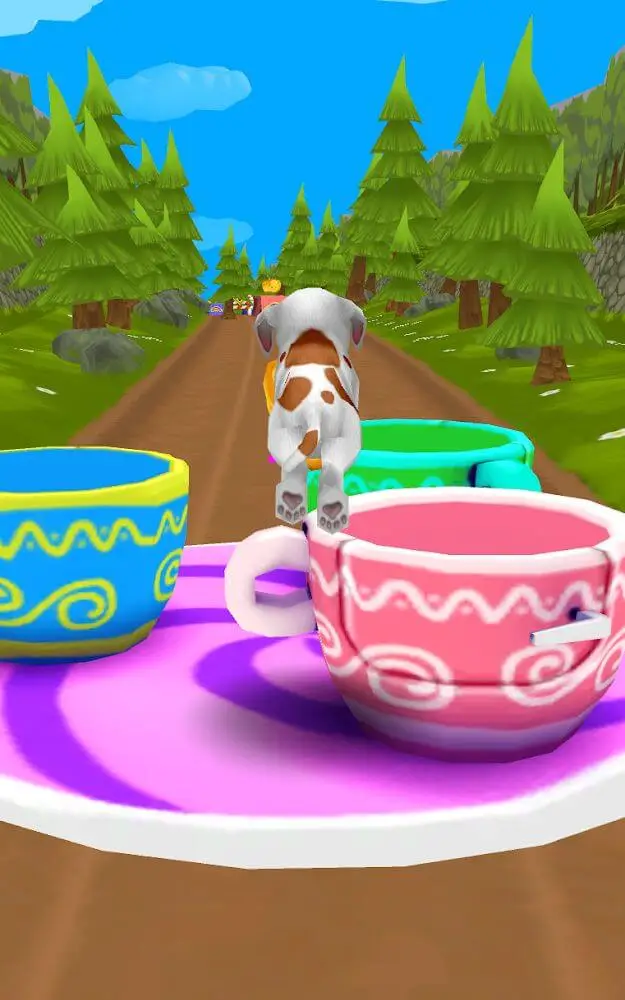 Screenshot of the Dog Run app
